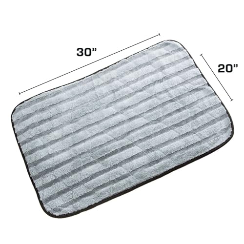 Ethos Car Drying Towel - 1000GSM Twisted Loop Microfiber Towels 20" x 30" - Car Drying Towels Extra Large, Dual Sided, Absorbs 12X Its Weight in Water! One Towel That Dries It All!