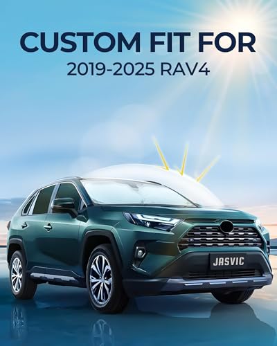 for Toyota RAV4 2019-2025 Car Window Shades, 8pcs Privacy Sun Shade Set for Front Windshield Side and Rear Windows, Full Window Covers Keeps Vehicle Cool for Camping Napping - size: Fit for Toyota Rav4 2019-2025