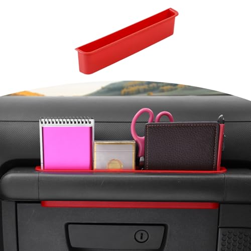 RT-TCZ for Wrangler JK Grab Tray Passenger Handle Storage Box Insert Organizer for Jeep Wrangler JK JKU 2007-2010 Red - color: red, size: Small