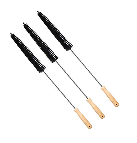 Dryer Vent Cleaner Kit (3-Pack): Flexible Extra Long Lint Brush & Refrigerator Coil Brush - Professional Dust & Pet Hair Remover for Appliance Cleaning. - size: 3 pack