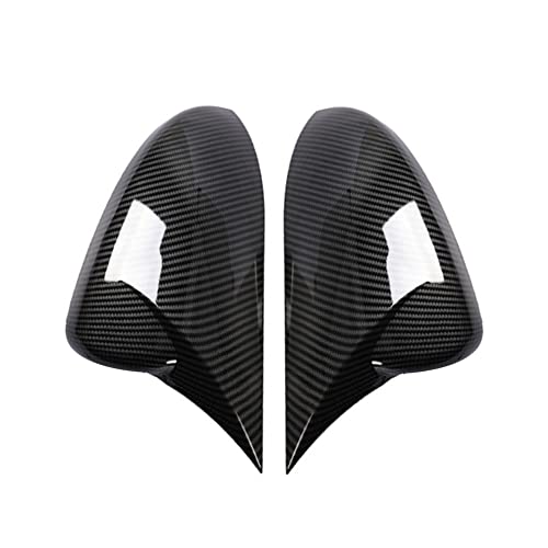 Carbon Fiber Patterned for Chevrolet Cruze 2009-2012 Side Wing Rear View Mirror Covers ABS Trim With OX Horn Car Styling (Carbon fibre) - style: Carbon fibre