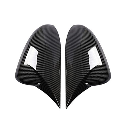 Carbon Fiber Patterned for Chevrolet Cruze 2009-2012 Side Wing Rear View Mirror Covers ABS Trim With OX Horn Car Styling (Carbon fibre) - style: Carbon fibre