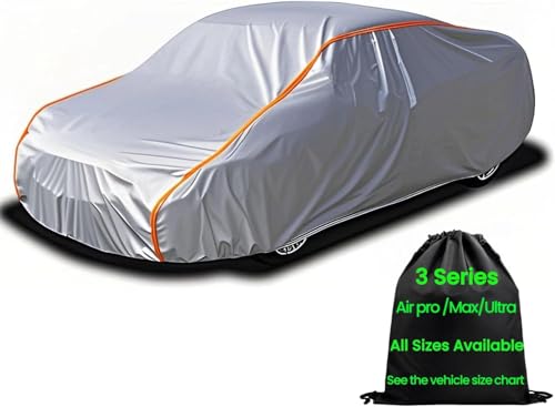 Waterproof Sport Car Cover Small Outdoor Car Cover for Automobiles All Weather Waterproof for All Weather Inner Soft Sport Car 163" to 178" - color: Gray(Max), size: Size 2: Coupe 2 (Under 179")