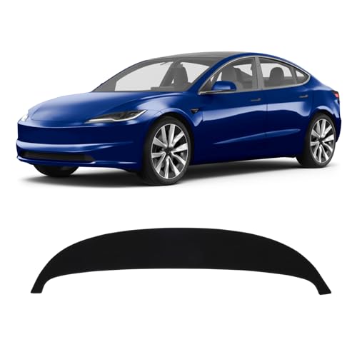 KUST Black Dash Cover for Tesla Model 3 Highland 2024-2026 (Only fit for Model 3 Highland) Dashboard Cover Accessories for Model 3 Highland Non-Slip Polyester Center Console Sunshield Protector - size: Model3 Highland 24-26(Black)