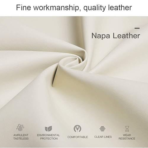 LUNDA Luxury Car Neck Pillow Car Travel Neck Rest Pillows Seat Cushion Support Napa Leather for Mercedes Benz S-Class headrest (Black - color: Black