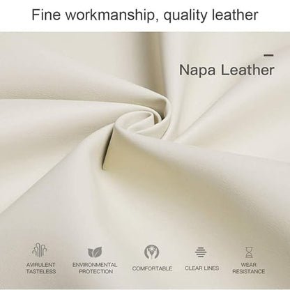 LUNDA Luxury Car Neck Pillow Car Travel Neck Rest Pillows Seat Cushion Support Napa Leather for Mercedes Benz S-Class headrest (Black - color: Black