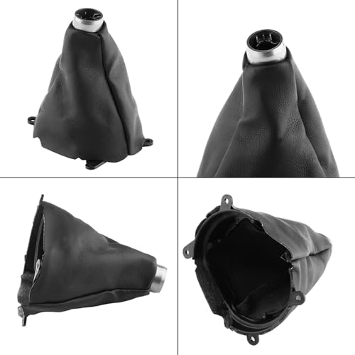 Manual PU Leather Shift Boot Cover, Gear Gaiter Shift Shifter Boot Replacement for Civic 2006-2012, Dustproof Replacement