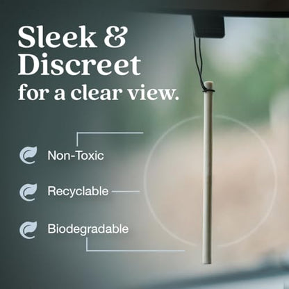 Enviroscent Non-Toxic* Car Air Freshener Auto Stix® - Fragrance Lasts Up to 180 Days - Includes Auto Stix® Diffusers & Elastic Loops - Mother’s Day Gift for Mom - Black Vanilla & Mandarin (Pack of 3) - size: 3 Count (Pack of 2)