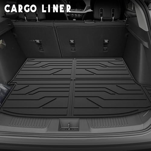 KARPAL Floor Mats for 2024-2026 Chevy Trax & Buick Envista, All-Weather TPE Custom Fit Floor Liners Car Accessories - style: 2024-2026 | For Chevy Trax | 1st & 2nd Row & Cargo