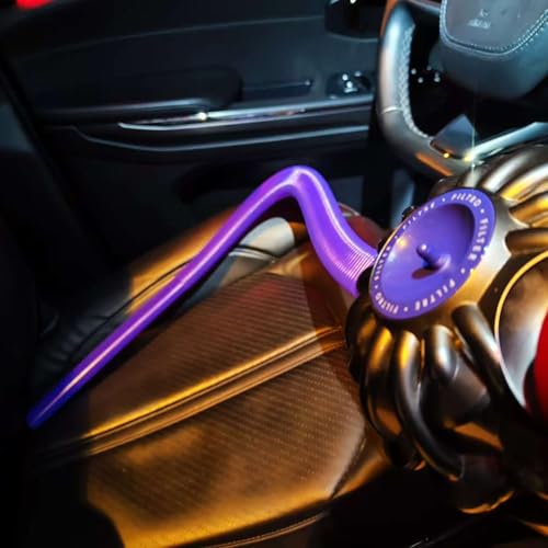 Dryer Vent Cleaner Kit for Dyson V15 V15s V12 V11 V10 V8 V7 Gen5 Vacuum - 34" Flexible Crevice Tool, Cleaning Hose Attachment Prevents Dryer Fires, Fits Tight Crevices for Car Detailing, Corners, Gaps