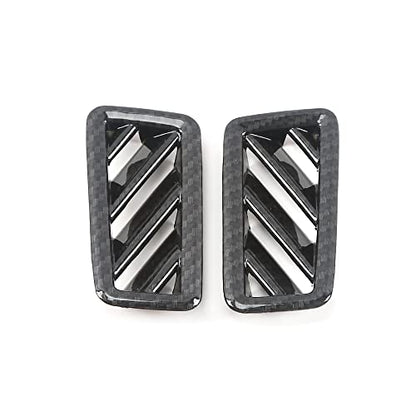 2PCS Dashboard Side Air Outlet Cover for Volkswagen Atlas 2018 2019 2020 2021 2022 2023 Atlas Cross Sport Accessories ABS Carbon Fiber Texture - size: SIDE AIR VENT COVER-2PCS