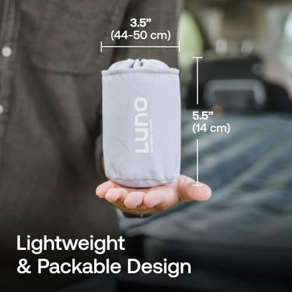 Luno Trunk Window Shade for Toyota 4Runner – Magnetic Rear Hatch Screen for Camping, Bug Protection – Breathable Mesh, Durable Nylon – Car Camping Essential w/Storage Pouch – 4Runner Accessory
