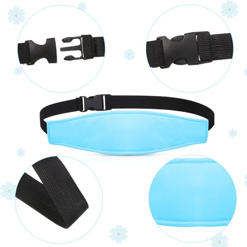 HESTYA 2 Pcs Carseat Head Support Toddler, Stroller Seat Headrest for Sleeping Traveling, Neck Relief Headband Strap for Kids Children Toddler Infant(Fresh) - color: Fresh