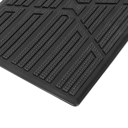 X AUTOHAUX Universal Car Vehicles Trucks Floor Carpet Mat Patch Heel Scuff Plate Foot Rest Pedal Pad