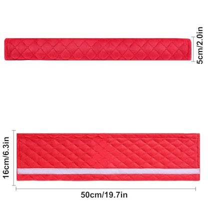Amooca Soft Automotive Seat Belt Cover Seatbelt Shoulder Pad Neck Protector Cushions Universal Fit SUV Trucks Backpack Red Extra Long 19.7in - color: Red, size: 19.7in-1pc