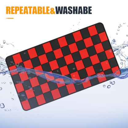 YoRise Car Dashboard Anti Slip Mat, 10.62'' × 5.90'' PVC Center Console Pad, Non-Slip Sticky Dash Mat, Washable Car Dashboard Gripping Pad for Phone, Glass, Key, GPS (Red) - color: Red