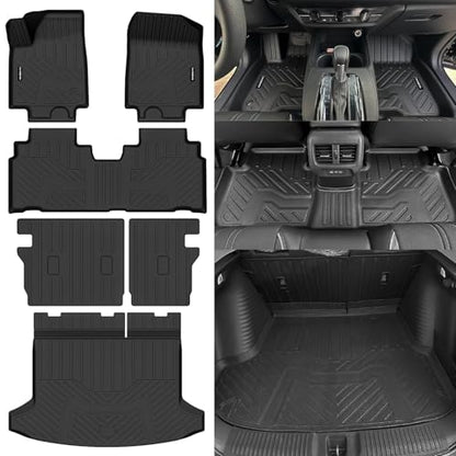 Naibeve Floor Mats for 2024 2025 2026 Honda Prologue/Chevrolet Chevy Blazer EV - All Weather Custom for Honda Prologue Floor Mats Trunk mat Backrest Mats Interior Accessories - size: 11)Blazer EV/Prologue|2024-2026