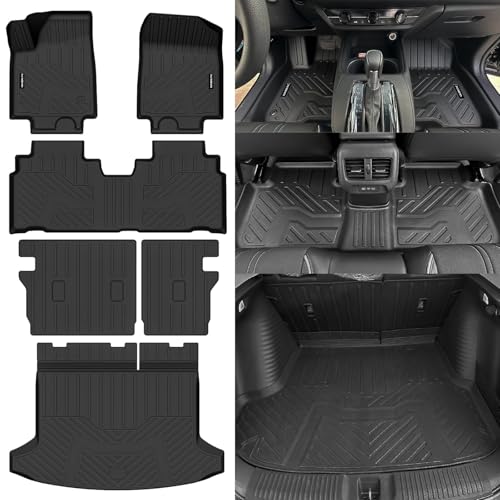 Naibeve Floor Mats for 2024 2025 2026 Honda Prologue/Chevrolet Chevy Blazer EV - All Weather Custom for Honda Prologue Floor Mats Trunk mat Backrest Mats Interior Accessories - size: 11)Blazer EV/Prologue|2024-2026