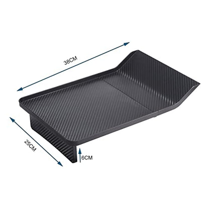 JSCARLIFE Center Console Tray for T-esla Model Y Model 3, Food Tray Table for Eating with Passenger, Car Tray Organizer Placing Essentials for T-esla Model Y/3 Accessories