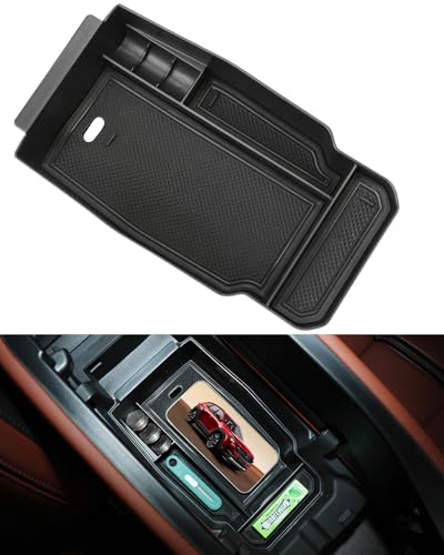 Center Console Organizer for 2023 2024 2025 Mazda CX-50 and and CX50 Hybrid Accessories, for Mazda CX50 CX 50 2023 2024 2025 Armrest Insert Container ABS Secondary Storage Box - size: 1 Pcs