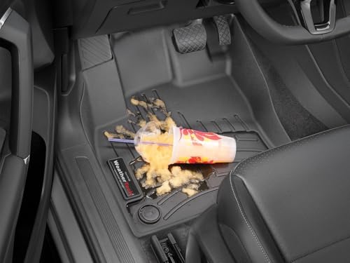 WeatherTech Custom Fit FloorLiners for Honda CR-V, CR-V Hybrid, 1st & 2nd Row (461110-1-2), Grey - color: Grey