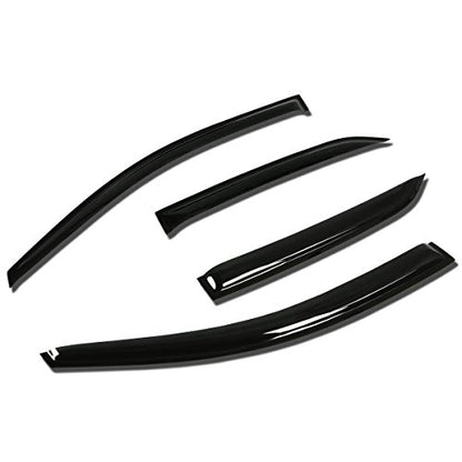 Auto Dynasty Window Visor Tape-On Deflector Rain Guard Compatible with 2009-2013 Corolla E140 4pcs - size: 97-01 Toyota Camry