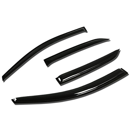 Auto Dynasty Window Visor Tape-On Deflector Rain Guard Compatible with 2009-2013 Corolla E140 4pcs - size: 97-01 Toyota Camry