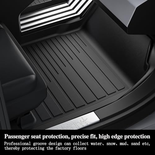 Floor Mats & Trunk mat for 2024 2025 Mazda CX-90 PHEV 8 Seats-2 Row Bench Seat(Not Fit 6&7 Seats) TPE All Weather Protection 3 Rows Car Floor Liners & Cargo Liners for CX90 Accessories - size: 2024 2025 Cx90-8 Seats Full Mats