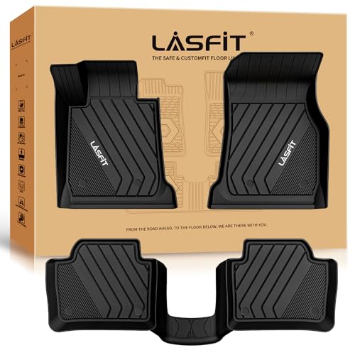 LASFIT Floor Mats for BMW 3 Series 2012-2018 320i 328d 328i 330e 330i 335i 340i M3 RWD & Sedan Only(Not for 335is, X-Drive, GT), All Weather TPE Custom Fit Car Liners 1st & 2nd Row Mat, Black - size: 7) 3 Series 2012-2018 | Floor Mats