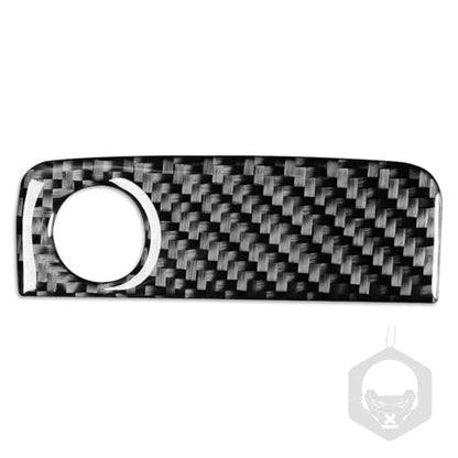 Real Carbon Fiber Glove Box Keyhole Handle Panel Sticker Cover Compatible with Benz CLA C117 2014-2018 GLA X156 2015-2019 Accessories Black - A - color: Glove Box Keyhole Handle Panel - a
