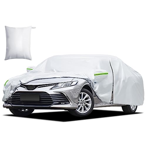 Car Cover Custom Fit for Toyota Camry 1996-2026, for Honda Accord 2001-2026, Waterproof All Weather for Automobiles Full Exterior Cover Rain Sun UV Protection with Door Zipper - size: Custom Fit Toyota Camry Honda Accord