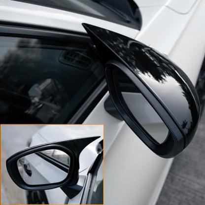 Thenice for 11th Gen Civic Rearview Mirror Cover Side Rear View Mirror Protector Compatible with Honda Civic 2022 2023 2024 2025 2026 -Glossy Black