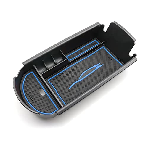 CDEFG Center Console Accessory Organizer Compatible with 2018 2019 2020 2021 2022 CHR C-HR, ABS Material Armrest Box Insert Tray (Blue) - color: 1Pcs Blue for CHR 2018-2023