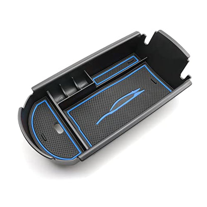 CDEFG Center Console Accessory Organizer Compatible with 2018 2019 2020 2021 2022 CHR C-HR, ABS Material Armrest Box Insert Tray (Blue) - color: 1Pcs Blue for CHR 2018-2023