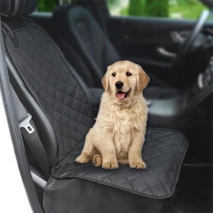 Waterproof Front Seat Car Cover, Car Seat Covers for Dogs, Nonslip Pet Passenger Seats Cover Protector, Car Accessories Scratch-Proof Pet Front Covers Universal Fit Most Auto Trucks SUVs