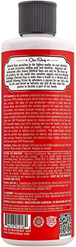 Chemical Guys VRP Vinyl, Rubber, and Plastic Dressing - Tire Dressing, Non-Greasy, Dry-to-the-Touch Shine for Tires, Trim, and More, Safe for Cars, Trucks, SUVs, RVs & More - 16 oz (Pack of 3) - size: 16 Fl Oz (Pack of 3)