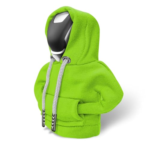Gear Shift Hoodie, Gear Shift Cover, Universal Funny Car Gear Shift Cover, Cute Car Interior Gadgets, Automotive Interior and Decoration Accessories for Cars (Green) - color: Green