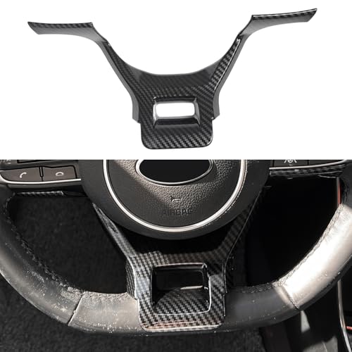 YINGTUU for Kia K5 GT GT-Line 2020 2021 2022 2023 2024 2025 Car Accessories Interior Stickers Steering Wheel Trim Decoration Decals Not for LX LXS and EX Model - color: Steering Wheel Trim Carbon Fiber