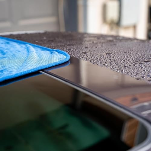 GYEON Silk Dryer – Ultra Soft Microfiber Car Drying Towel, Super Absorbent, Streak-Free, Lint-Free, Safe for Ceramic Coatings, Ideal for Cars, Trucks, SUVs, Auto Detailing - size: 20"x22" Inches