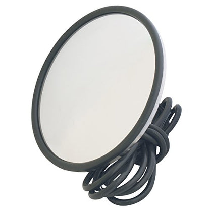 Grand General 33081 Stainless Steel 8" Convex Blind Spot Mirror with "L" Bracket - size: 8", style: Center-Stainless Steel
