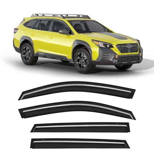 Low-Profile Window Rain Guard for Subaru Outback 2020 2021 2022 2023 2024 2025 Side Window Visors Extra-Thick Vent Visor Window Deflectors Vent Shades Car Accessories - size: Fit for 2020-2025 Subaru Outback