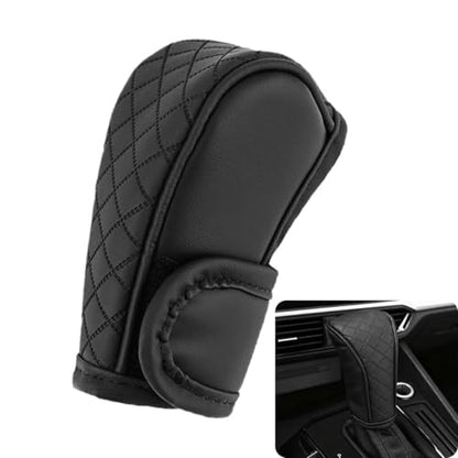 Car Gear Shift Cover, Universal Car Accessories Compatible with Most Truck/Car/SUV, Leather Gear Shift Cover, Soft Comfort, Black - color: dangbataoBlack