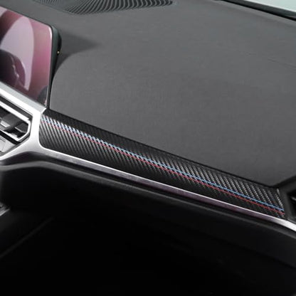 Betterhumz Car Central Instrument Dashboard Cover Trim Compatible with BMW G20 G28 G42 G23 3 4 Series 318i 320i 330i M340i 2020-2023 Car Interior Accessories PVC Leather A - size: Leather A
