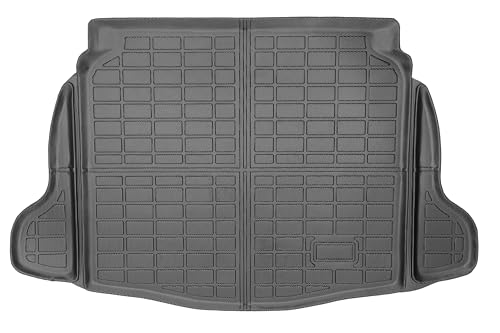Trunk Liner for 2022-2025 Toyota Corolla Cross FWD 3D Custom Fit All-Weather TPE Material Waterproof Car Cargo Liner Mat, Black - color: 2022-2025 Toyota Corolla Cross