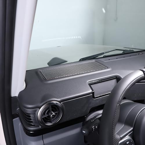 Car Center Console Panel Cover Trim Compatible with INEOS Grenadier 2020-2024 Soft Carbon Fiber Anti-Scratch Panel Frame Protection Interior Accessories