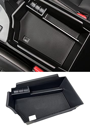 Center Console Armrest Storage Box Compatible with Infiniti QX50 2019-2023/QX55 2022-2023 ABS Tray Insert Organizer Glove Pallet - size: For Qx50 | 2019-2023 & Qx55 | 2022-2023