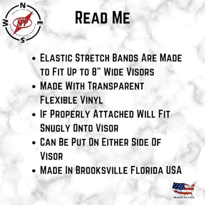 Car Registration and Insurance Holder Visor - Durable Elastic Band & Buckle Closure - Conveniently Stores Documents - Essential Car Accessory (Red/Red), Made in USA - color: Red