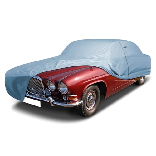 iCarCover Premium Car Cover for 1966-1969 Jaguar 420 Heavy Duty Waterproof All-Weather Automobiles Custom Fit Indoor Outdoor UV Snow Protection Covers with Straps and Bag - color: Sky Gray, size: 1. Jaguar 420 1966-1969