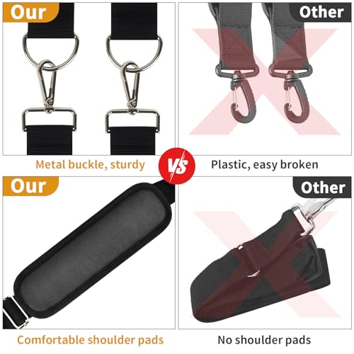 Universal Vacuum Shoulder Strap for Armor All/for Dewalt/for Shark, Adjustable Heavy Carrying Duty Strap for Wet Dry Vacuum, Hands Free Carrying Accessory for Car Detailing, Garage & Home Use