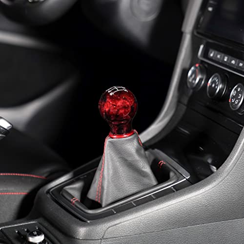 Billetworkz Cosmic Space Shift Knob Compatible with Manual 1999-24 VW MK4/MK5/MK6/MK7/MK8 Golf/GTI/Golf R/Jetta/GLI, Red Cosmic - color: Cosmic Red
